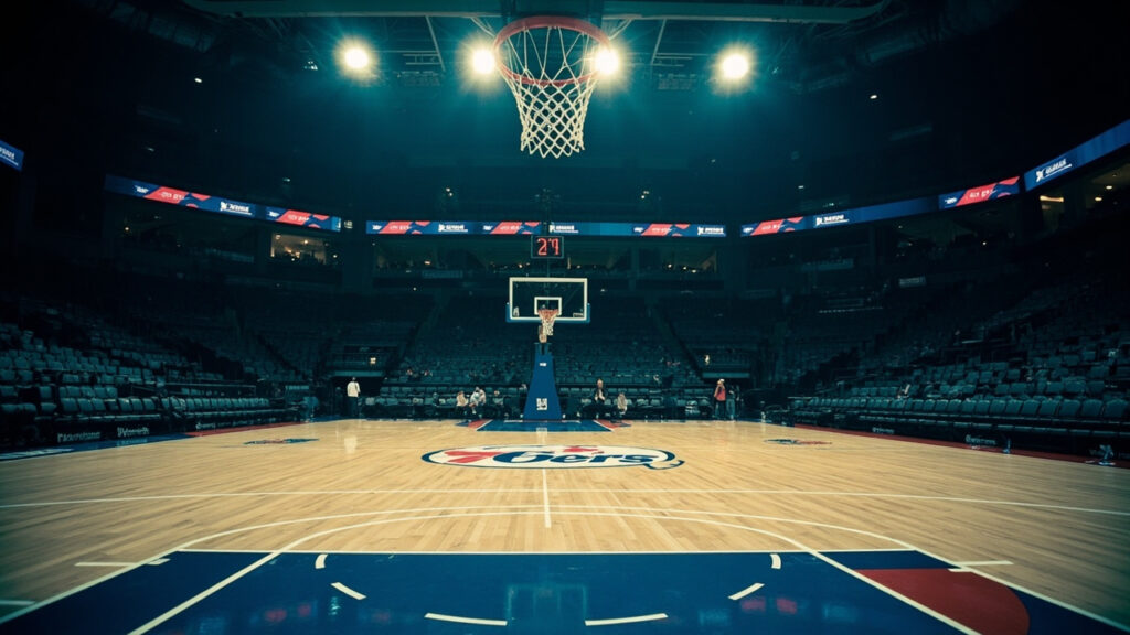 The 76ers prepare for the next game with key players' status in question.